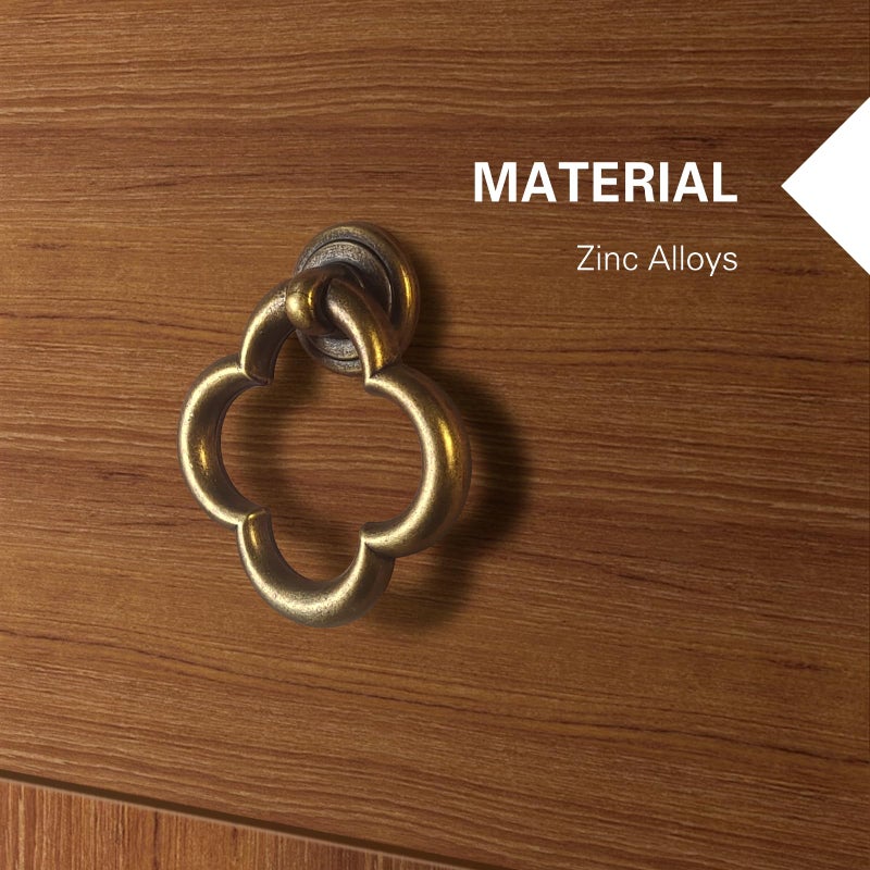 Ruiao 2 Pack Cupboard Knobs Cabinet Knobs Drawer knobs,Zinc Alloy Drawer Knobs,Dresser Knobs,Cupboard Knobs for Kitchen,Bathroom (Style E-2) - Image 3